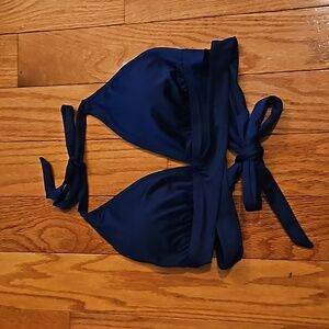 SHADE & SHORE Navy Bikini Top